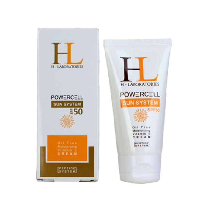 کرم ضد آفتاب بی‌رنگ SPF50 اچ لابراتوریس (اچ ال) 50 میلی‌لیتر