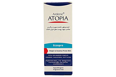 کرم مرطوب کننده صورت و گردن آتوپیا آردن