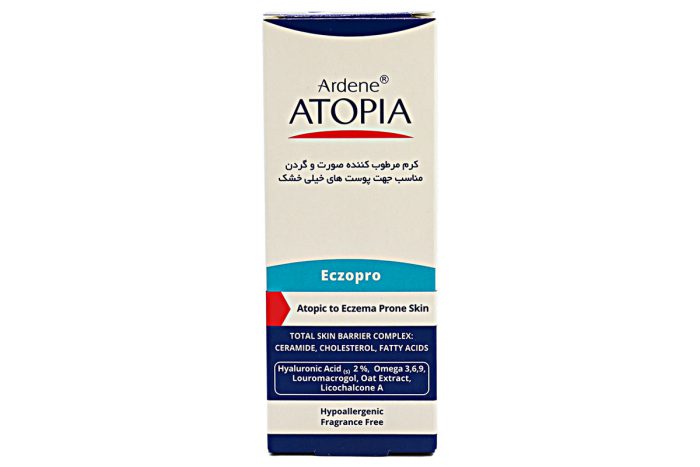کرم مرطوب کننده صورت و گردن آردن آتوپیا ۵۰ میلی لیتر
