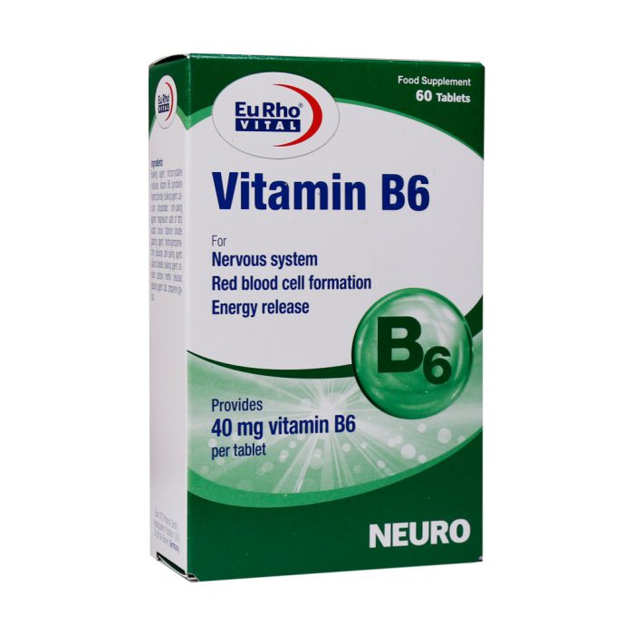 قرص ویتامین B6 یوروویتال 60 عددی