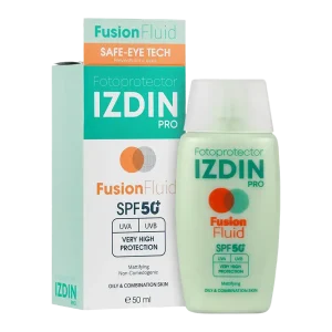 ضد آفتاب فیوژن فلوئید SPF50 ایزدین پرو