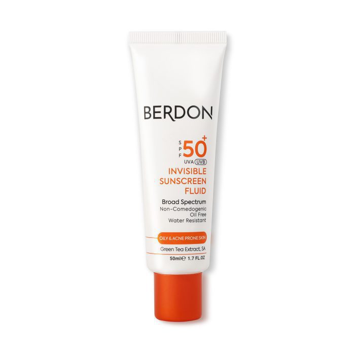کرم ضد آفتاب بی‌رنگ پوست چرب و آکنه‌ای بردون SPF50+