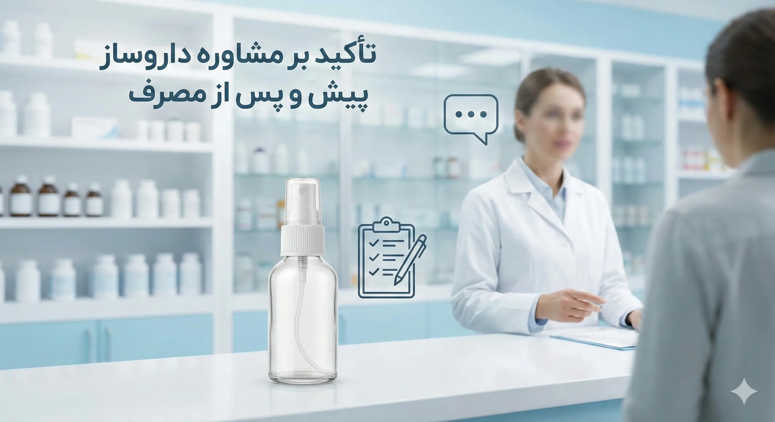 مشاوره داروساز پیش و پس از مصرف اسپری تاخیری لیدوکائین