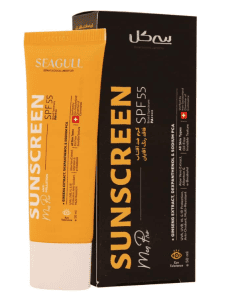 کرم ضد آفتاب آقایان سی گل SPF55 مناسب انواع پوست ۵۰ میلی لیتر