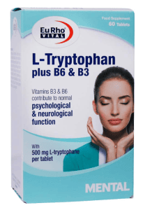 قرص ال تریپتوفان پلاس B6 و B3 یوروویتال 60 عددی