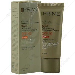 کرم ضد آفتاب جوان کننده SPF50 (رنگی)