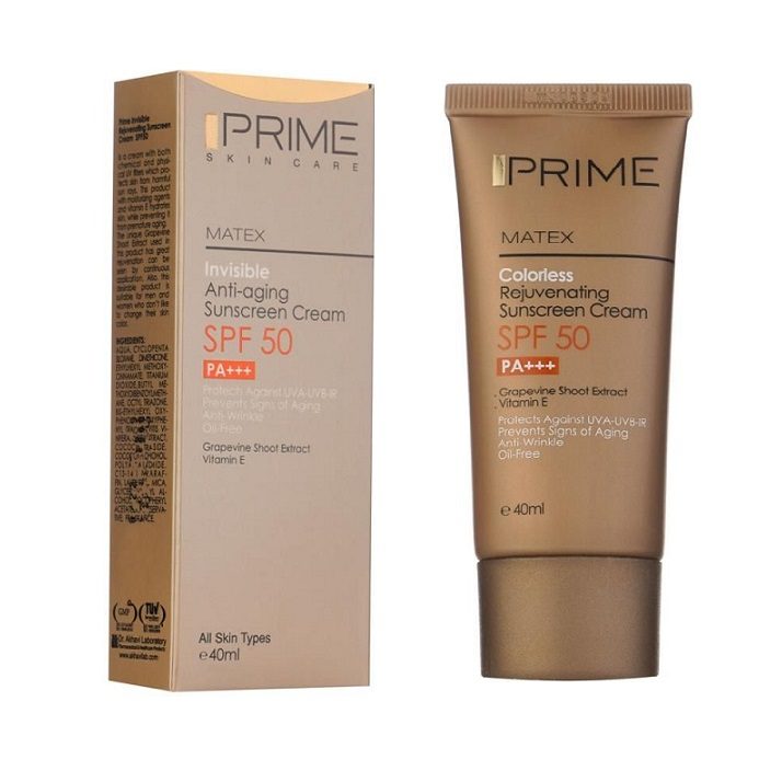 کرم ضد آفتاب جوان کننده SPF50 پرایم